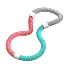 Foldable Soft Spring Fitness Hoop Easy Spin for Women Adults Multicolor