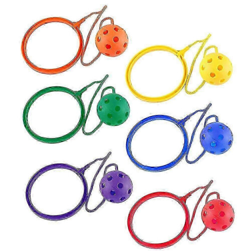 6pcs Kids Ankle Skip Ball Rope Game Toy Exercise 2