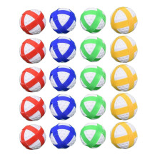 20x Sticky Golf Balls Hook Loop for Fabric Board Interactive Fun Style A