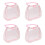 Pink Cartoon Kids DIY Plastic Boxes for Handheld Storage 4Pcs Set 1