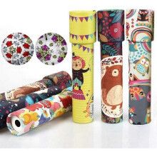 6 Pieces Random Rotating Multi Prism Paper Kaleidoscope