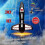 Douyin Same Model Aviation Rocket 100m/s High Speed Parachute Auto Landing Lights 5
