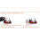 3X Mini Golf Cart in lega Super Pull Back Christmas Red Model Toy Rosso nero e bianco 3