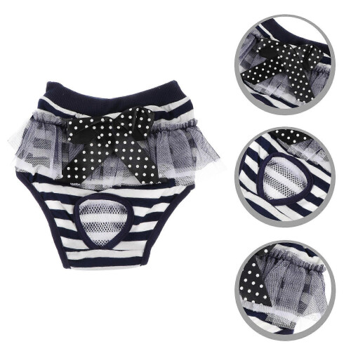 Portable Doggy Diaper 2Pcs Breathable Cotton for Pets 1
