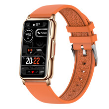(orange) Smart Bracelet Women Smartwatch Men Heart Rate Monitoring Waterproof 20 Sports mode Smart Watch For Ladies  Gift