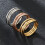 Women's Stainless Steel Stacking Ring Set Gold Size 6 3