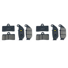 2X Motorcykelbromsbelägg för 250SR ABS 250NK/300NK 250SR/300SR Bromsbelägg Fram och Bak