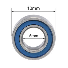 60PCS MR105-2RS 5X10X4mm Bearing Steel Double-Shielded Miniature Bearings,
