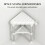 Adjustable Aluminium Shower Stool with Shelf 4