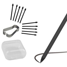 Replacement Tips for 2,Durable Pen Tips for 1/2 Pen Nibs (10PCS) with Tool Black