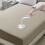 (Beige, Double ) 2 Pack Waterproof Fitted Sheet Extra Deep Skirt 30cm 2