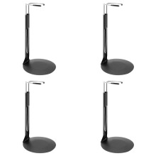 4X Soporte para Muñecas, Soporte para Muñecas Negro, Adecuado para Muñecas y Figuras de Aproximadamente 12 Pulgadas