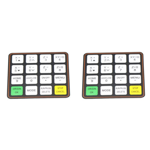 2X for RichAuto A11 A12 A15 A18 DSP CNC Controller Parts Key Film Button Shell