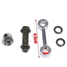 2X Motorcycle Hydraulic Brake Oil Hose Connector Modification Extension Tubing for