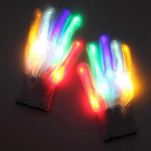 Flashing LED Gloves for 3-12 Year Old Boys Girls Autism Toys Birthday Halloween Christmas