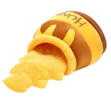 Cat Cave Bed Warm Soft Removable Cushion Honey Pot Shape Cute Pet Bed House for Puppy