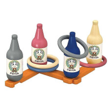 Ring Toss Game for Kids and Adults - Indoor Outdoor Holiday Fun Early Education Toy
