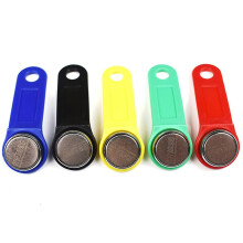 80 Piezas / Lote Llave de Memoria de Contacto RFID Regrabable RW1990 Botón para Copiar Tarjetas Sauna Dallas Keys Tarjetas