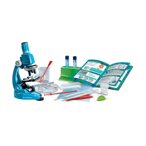 Microscopio para niños, aumento de 1200x, 50 experimentos