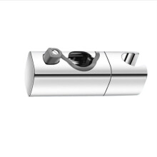 Support de Douchette Réglable - Sans Perçage, Universel pour Barre de Douche 22-25mm Silver