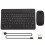 2X Ultra-Thin Silent Wireless  Keyboard and Mouse Set Suitable for Tablet Notebook  Keyboard Black 2