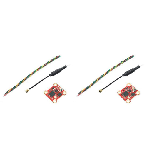 2X 5.8G 400mW VTX 40CH Analog Video Transmitter Adjustable Power VTX Support TBS Protocol for FPV RC Drone