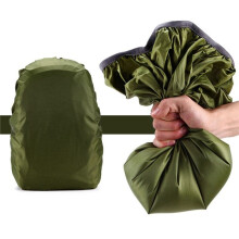 3X 100L Sac à Dos Housse de Pluie Sac ÉTanche PoussièRe RandonnéE Camping Sacs Portable Grand, Vert ArméE