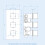 NES Home Olive 3 Way Square Concealed Thermostatic Hand Held Bath Shower 300 Slim Head 10