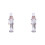 2pcs 30CM Christmas Decorations Nutcracker Puppet  Wooden Handicraft Christmas Desktop Decorations Silver 1