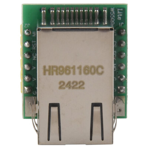 10X Módulo de Red Ethernet W5500 Interfaz SPI Compatible con Protocolo Ethernet/TCP/IP WIZ820Io