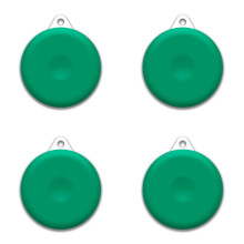 4X Beacon Tag med Accelerometer Sensor BLE 5.0 Vattentät Ibeacon Tag med Låg Strömförbrukning