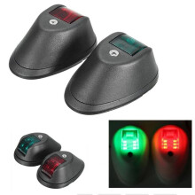 4 Stück DC12V-24V Linke und Rechte Schiffsseitenbeleuchtung Marine LED Navigationslichter Ampeln Geeignet für Yachtboote