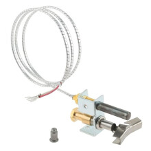 Burner and Thermopile Assembly with 36" Aluminium Glass Fiber Leads for Fireplaces Fryer Stoves Gas