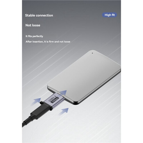 4X Micro-B Male to Type C Female Adapter Type-C USB3.0 Micro-B Connector for External Hard Drive Disk HDD Cable Adapter