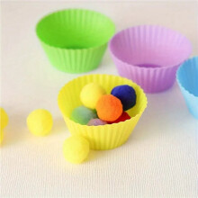 2X Sensory Bin Filler Fine Motor Toys Sensory Bin Filler 2 Scissors Storage Box for Sorting Counting Training