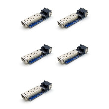 5X Convertidor de Medios de Fibra Óptica de 100/1000 M con Ranura para Módulo Transceptor SFP, Conmutador Ethernet de Fibra Óptica PCBA Gigabit
