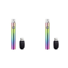 2X 510 Thread Soldering Iron Kits 3 Gear Adjustable Voltages 350mAh Battery Cart Pen with USB Adapter Welding Tool Kits