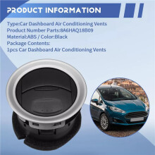 4X Car Dashboard Air Outlet Nozzle DK49-64930-B91 8A6HAQ18B09 for Fiesta 2006-2016 Air Vent Grille Diffuser 1781738