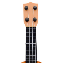 4X Yellow Kids Classical Ukulele Guitar Toy Early Education Small Guitar Party Supplies Adjustable