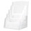 2X A5 Acrylic Brochure Display Stand Rack Flyer Holder Magazine Organizer 3