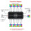 2X ARGB PWM Controller Wireless Remote Fan Hub PWM ARGB Controller Hub Adapter Computer PC Case Case Radiator 3