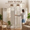 Homcom HOMCOM 6 Panel Folding Room Divider, Freestanding Privacy Screen, White 4
