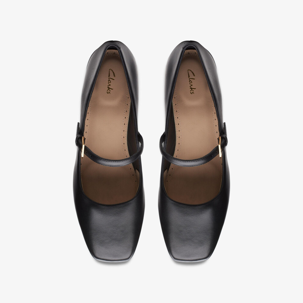 Clarks Seren30 Buckle Black Leather