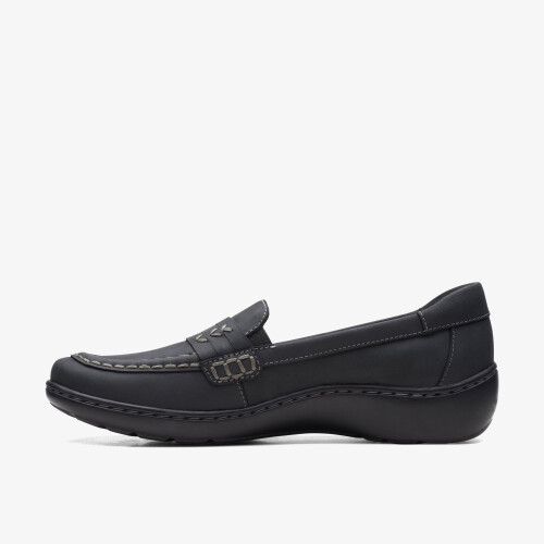 Clarks Cora Ashly Black Leather 1