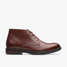 (Standard, 7.5 (Adults')) Paulson Mid Mahogany Leather
