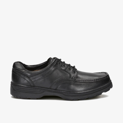Clarks (Extra Wide, 9.5 (Adults')) Line Shore Black Leather