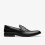 Clarks (Standard, 10.5 (Adults')) Brandon Step Black Leather 1