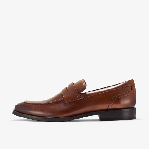Clarks (Standard, 7.5 (Adults')) Banstead Lo Tan Leather 1