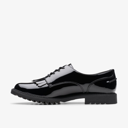 Clarks (Standard, 6.5 (Adults')) Griffin Mabel2 Black Pat 1