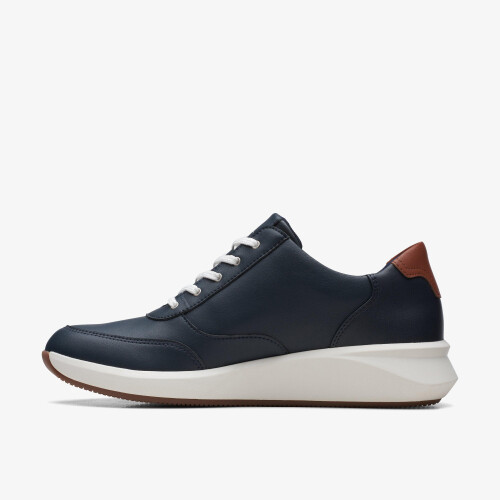 Clarks (Wide, 5.5  (Adults')) Un Rio Zip Navy Combi 1